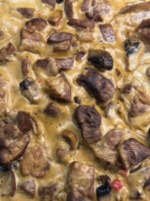 Χοιρινό αλά κρεμ